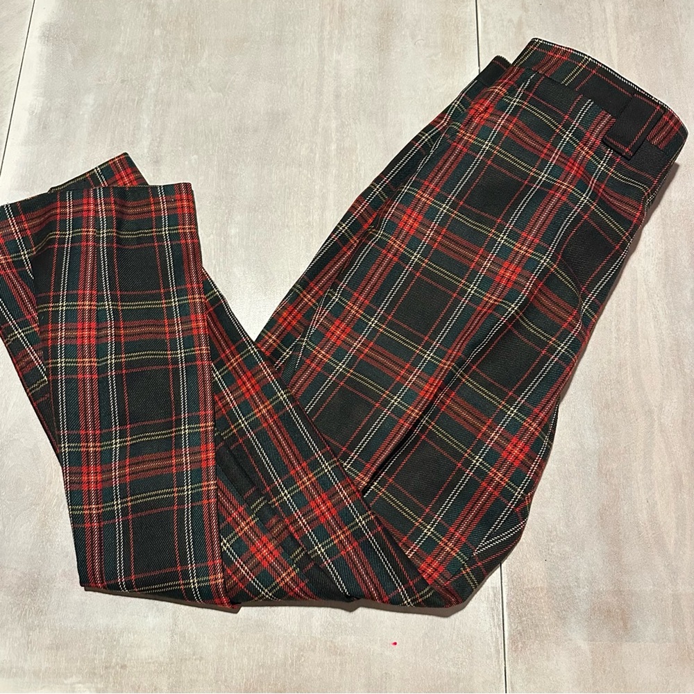 Vintage Haggar Plaid Pants - Red and Black